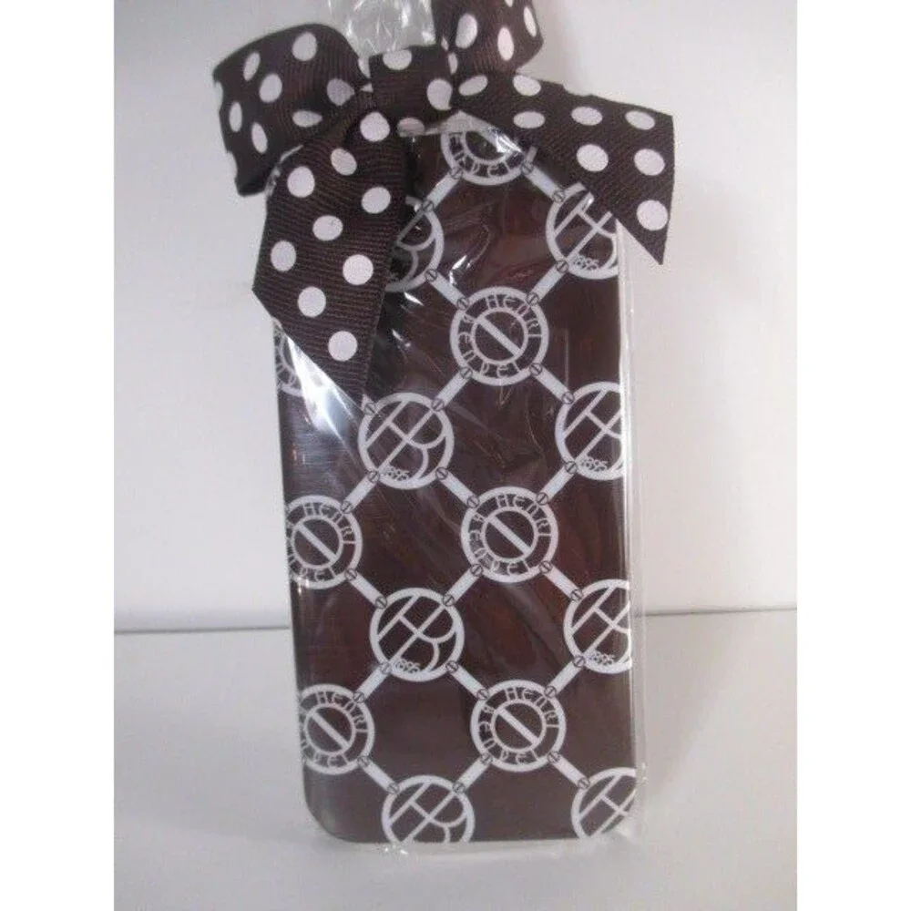 Henri Bendel Brown Monogram Case for iPhone 5 Cell Phone Case NWT $38 VINTAGE
